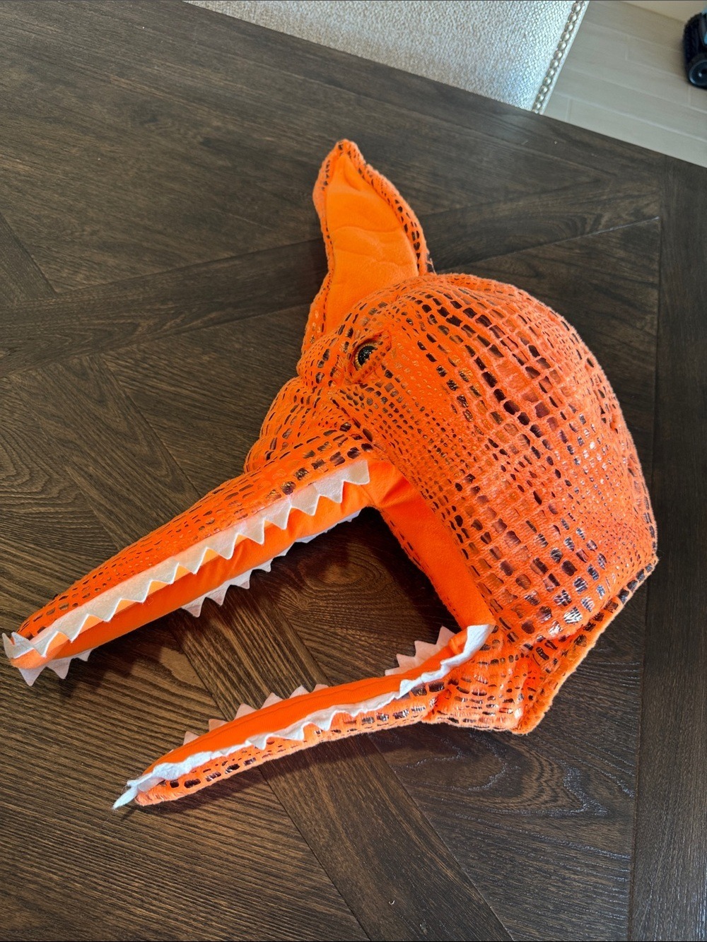 Pottery Barn Kids Bright Orange Dinosaur Pterodactyl Costume with Lights - Picture 13 of 15